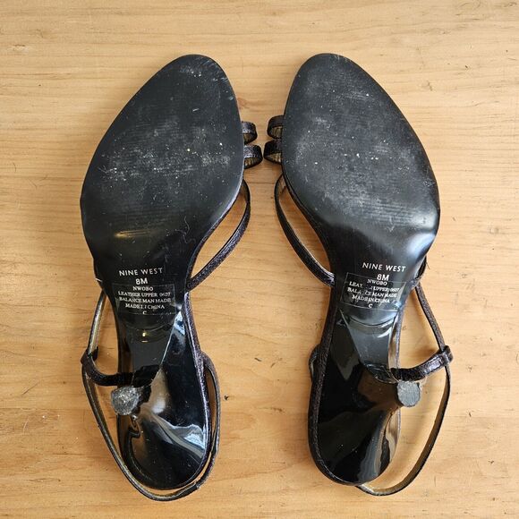 Nine West Strappy Pumps Purple Size 8 - Picture 4 of 15